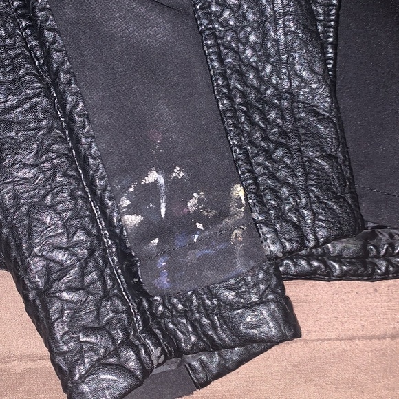 Textured Leather Jacket - Picture 3 of 3